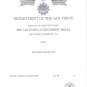 Genuine USAF Air Force Achievement medal certificate