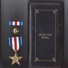 Genuine WWII Serial Numbered Silver Star Award medal in case ribbon bar and lapel pin War Contract Genuine WWII Serial Numbered Silver Star Award medal in case ribbon bar and lapel pin War Contract