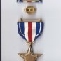 Genuine WWII Serial Numbered Silver Star Award medal in case ribbon bar and lapel pin War Contract