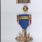 WWII Army Distinguished Service Cross Medal in case with ribbon bar