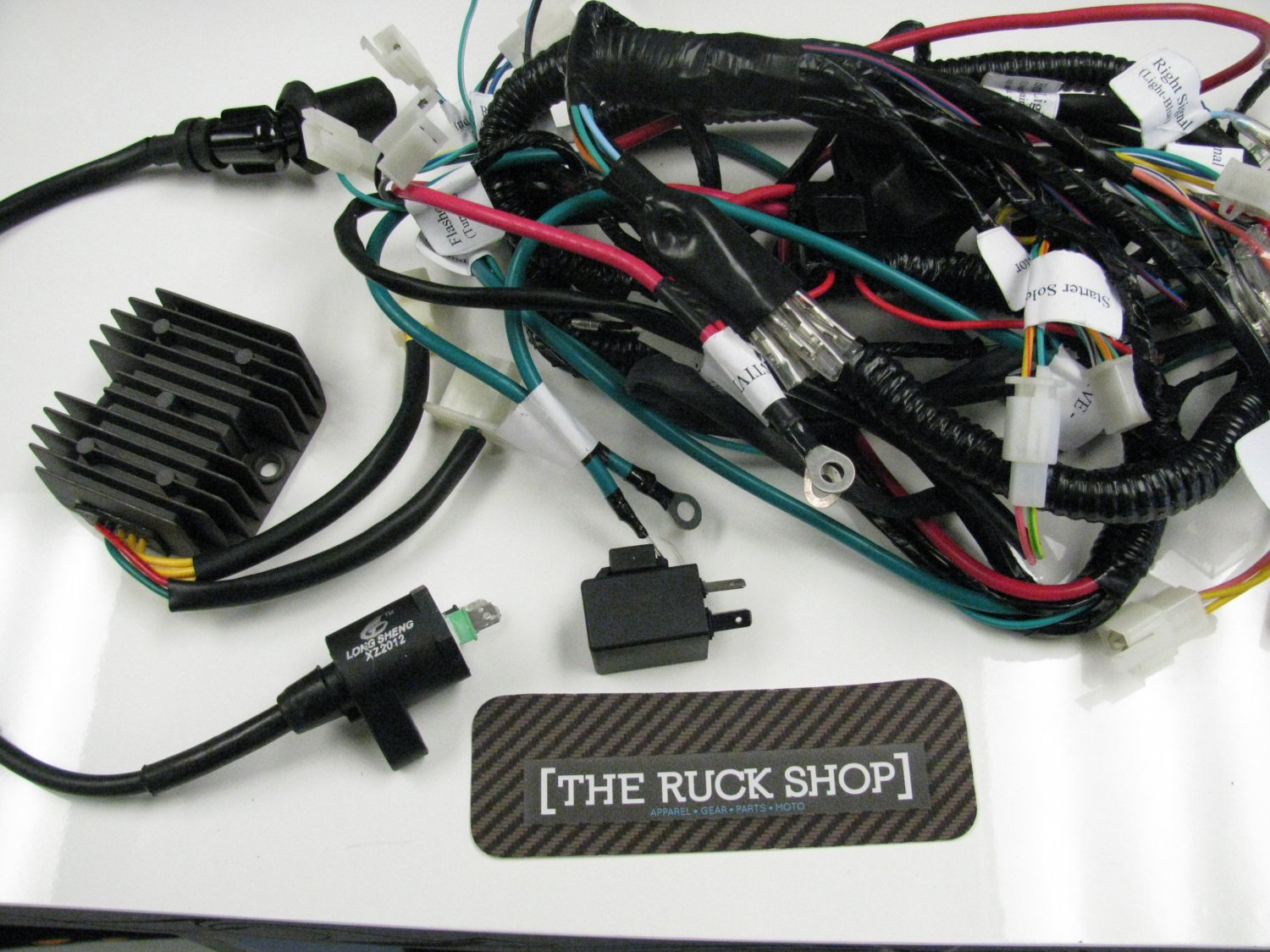 ATR Honda Ruckus 150cc GY6 motor swap harness gy6 150cc electrical wiring diagram 