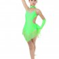 girl latin dancing dress children samba competion costum dress pick size