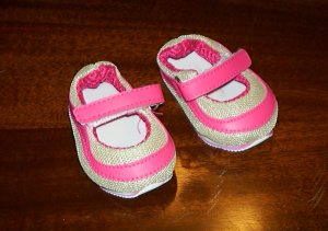 Dark Pink Mary Jane one-strap sneakers from Monique trading Corp. for 18" American Girl style Dolls