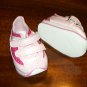 Dark Pink Mary Jane two-strap sneakers from Monique trading Corp. for 18" American Girl style Dolls