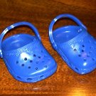 Dark blue mini krocs from Monique trading Corp. for 18" American Girl style Dolls