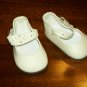 Light cream splendid ankle strap shoes from Monique trading Corp. for 18" American Girl style Dolls