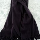 Ribbed Purple Fleece Throw Ribbed Purple Fleece Throw