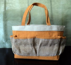 Crabtree & Evelyn Canvas Pocket Tote