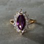 Amethyst Marquis Ring