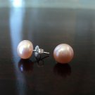 Pink Freshwater Pearl Earrings