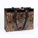 Shiny Leopard Print Tote