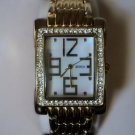Gold-Tone Swarovski Crystal Bezel Watch Gold-Tone Swarovski Crystal Bezel Watch