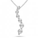 Diamond Journey Pendant Necklace