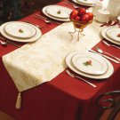 Holiday Tasseled Table Runner