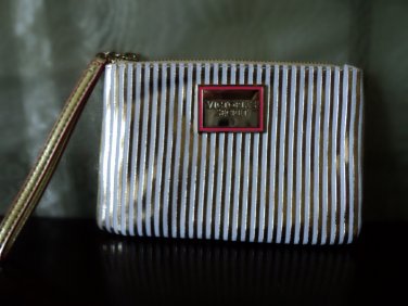 Victoria's Secret Metallic Stripe Clutch