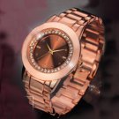 Crystal Accent Rose Gold Watch