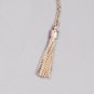 Golden Tassel Pendant Necklace