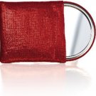 Red Metallic Pocket Mirror With Pouch