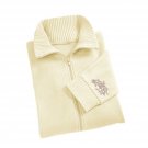 Women's Polar Fleece Jacket Winter White