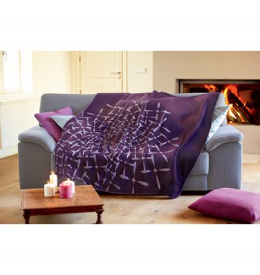 Royal Purple Throw Blanket