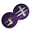 Royal Purple Manicure Set with Case