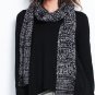 Victoria's Secret Black Marl Knit Scarf