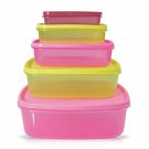 Multicolor Nesting Storage Containers Set of 5
