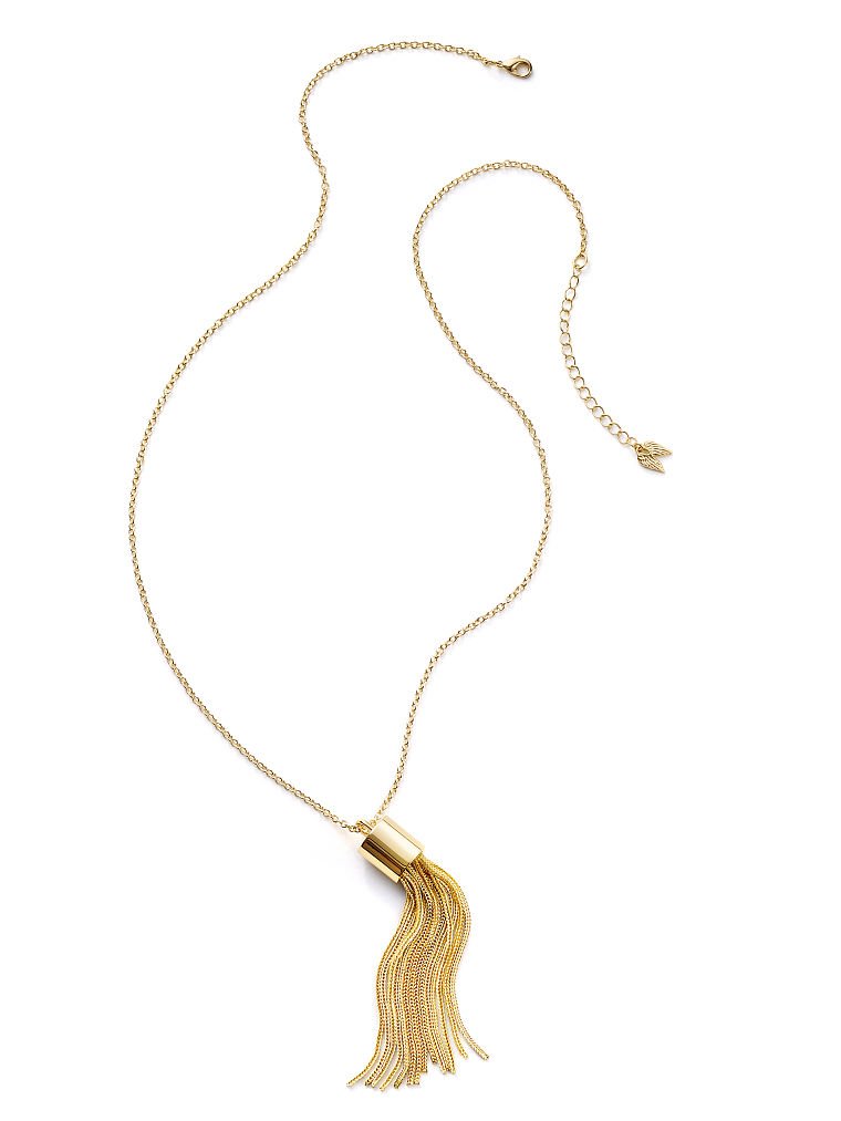 Victoria's Secret Golden Tassel Necklace