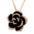 Swarovski Elements Crystal Flower Pendant Necklace