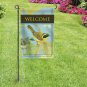 Birds on Tree Branch Garden Welcome Flag