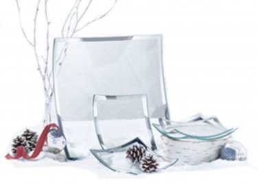 5 Piece Glass Serving Set