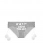Victoria's Secret Limited Edition Pom-Pom Snow Chance Hiphugger Panty