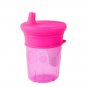 Snug Spout Universal Silicone Sippy Lid Dark Pink