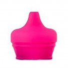 Snug Spout Universal Silicone Sippy Lid Dark Pink