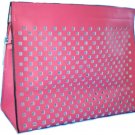 Pink Lasercut Cosmetic Clutch