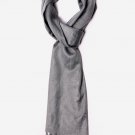 Gray Pashmina Fringed Scarf Gray Pashmina Fringed Scarf