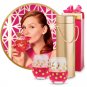 Wine Bottle Carrier and Stemless Wine Glasses 3-Piece Set