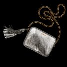 Victoria's Secret Silver Chain Handle Crossbody Bag
