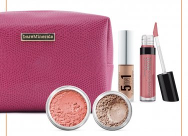 BareMinerals Flawless In A Flash 4-Piece Makeup Set With Bag