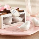 Lovebirds in the Window Ceramic Mini Salt & Pepper Shakers Set