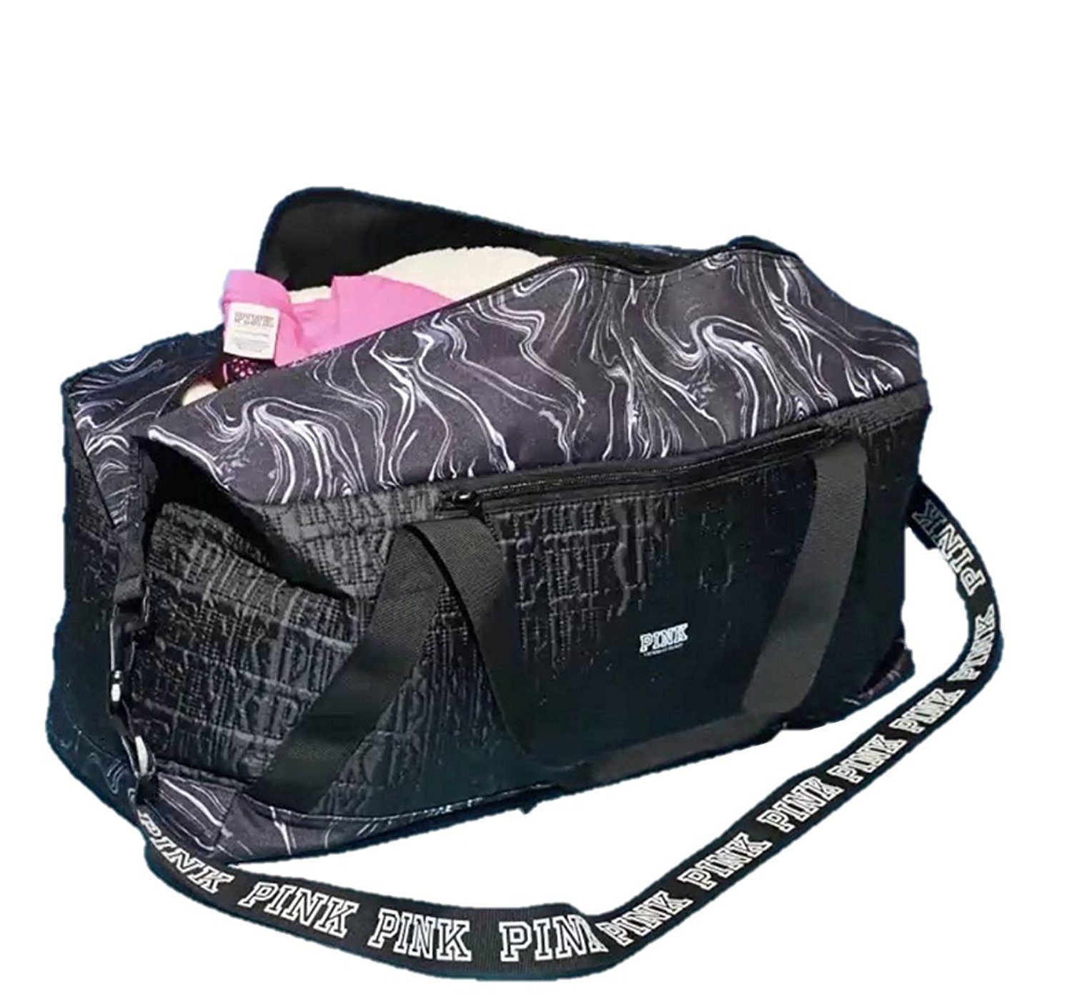 victoria secret quilted duffle bag