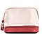 Metallic Cosmetic Bag w/ Brush Holder Base