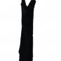 White House Black Market Black Evening Gown With Crystal Strap Accent