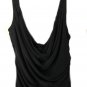 White House Black Market Black Evening Gown With Crystal Strap Accent
