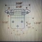 3/8" Inset Hinge Satin Nickel Set of 10 Pairs (20 Total)