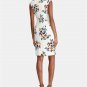 Floral-Print Ruched Dress
