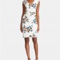 Floral-Print Ruched Dress