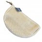 Woven Straw Pom Pom Makeup Bag