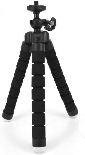 Portable Mini Tripod With Bluetooth Shutter Remote for Smartphones