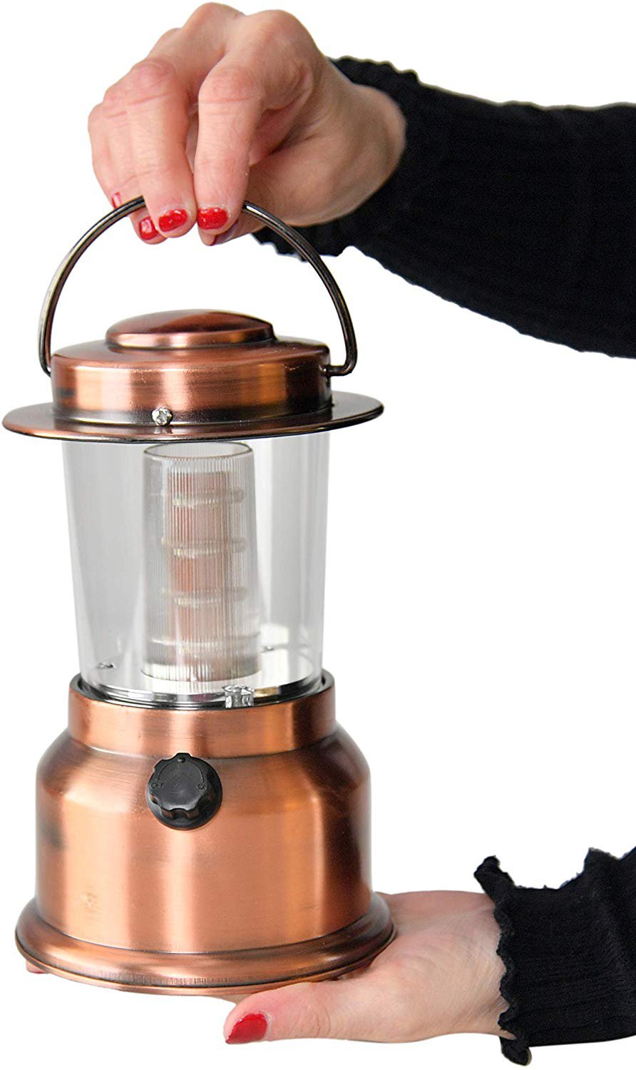 Fortune 8 Railroad Style LED Lantern Copper